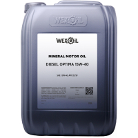 Моторна олива WEXOIL Diesel Optima 15w40 20л (WEXOIL_62728)