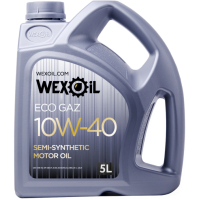 Моторна олива WEXOIL Eco gaz 10w40 5л (WEXOIL_62584)