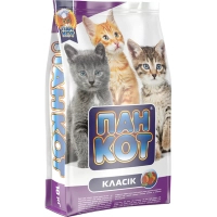 Сухий корм для кішок Пан Кот Класик для кошенят 10 кг (4820111140176)