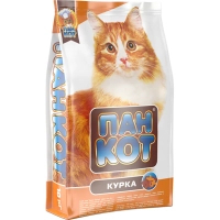 Сухий корм для кішок Пан Кот Курка 10 кг (4820111140053)