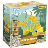 Конструктор Wader Baby Blocks Діно - стегозавр (41495)