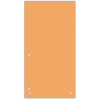 Роздільник сторінок Donau 105 х 230 мм 100шт картон, помаранчевий (8620100-12PL)