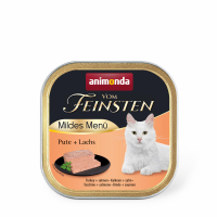 Паштет для котів Animonda Vom Feinsten Adult Turkey + Salmon 100 г (4017721830485)