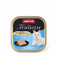 Паштет для котів Animonda Vom Feinsten Adult Turkey + Trout 100 г (4017721830515)