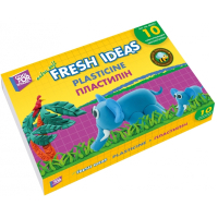Пластилін Economix Fresh Ideas 10 кольорів 100 г (CF60217)