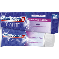 Зубна паста Blend-a-med 3D White Прохолодна вода 75 мл (8006540793138)