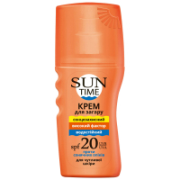 Засіб для засмаги Біокон Sun Time SPF 20 Крем для чутливої шкіри 150 мл (4820064560588)
