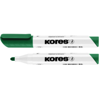Маркер KORES для білих дошок 1-3 мм, зелений (K20835)