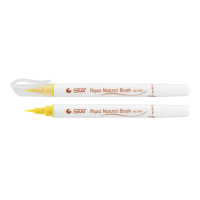 Художній маркер STA пензлик акварельний AQUA NATURAL BRUSH 3700, жовтий крем (STA3700-3)