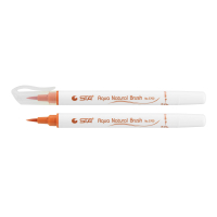 Художній маркер STA пензлик акварельний AQUA NATURAL BRUSH 3700, помаранчевий (STA3700-7)