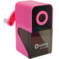 Точилка Optima Механічна для олівця з автоматичною подачею, рожева (O40686)