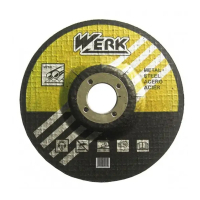 Круг зачистний Werk по металу 125х6,3х22,23мм (34018)