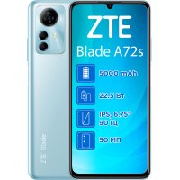 Мобільний телефон ZTE Blade A72S 4/128GB Blue