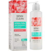 Крем для вмивання Біокон Hirudo Derm Sensitive Sensi Clean Пінливий для чутливої шкіри 180 мл (4820008318718)