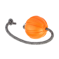 Іграшка для собак Liker Cord М'ячик з мотузкою 5 см (6285)