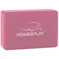 Блок для йоги PowerPlay 4006 Yoga Brick Рожевий (PP_4006_Pink_Yoga_Brick)