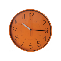 Настінний годинник Optima Flash пластиковий, помаранчевий (O52096)