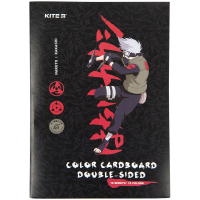 Кольоровий картон Kite А4 Naruto двосторонній , 10 аркушів/10кольорів (NR23-255)
