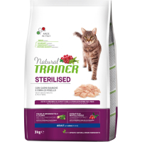 Сухий корм для кішок Trainer Natural Super Premium Adult Sterilised з індичкою 3 кг (8059149029764)