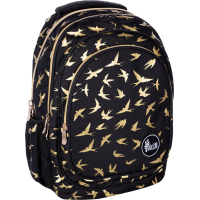 Рюкзак шкільний Hash AB300 Golden birds з ефектом золота 42х30х19 см (502022144)