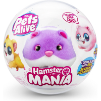 Інтерактивна іграшка Pets & Robo Alive S1 - Кумедний хом'ячок (фіолетовий) (9543-3)