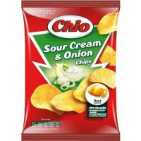 Чіпси Chio Chips зі смаком цибулі та сметани 75 г (5997312700672)