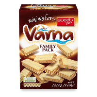 Вафлі Sweet Plus Varna Family з какао-кремом 260 г (1110320)