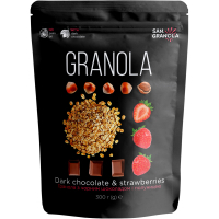 Гранола San Granola з чорним шоколадом і полуницею 300 г (4820182203701)