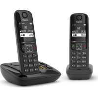 Телефон DECT Gigaset AS690 AM DUO Black (L36852H2836S301)