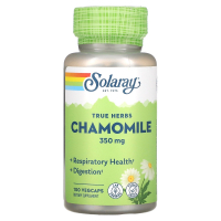 Вітамінно-мінеральний комплекс Solaray Ромашка, 350 мг, Chamomile, 100 вегетаріанських капсул (SOR-01160)