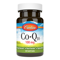 Антиоксидант Carlson Коензим Q10, 100 мг, CoQ10, 30 гелевих капсул (CAR-08240)