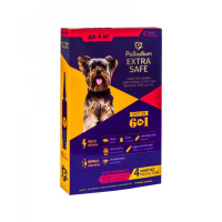 Краплі для тварин Palladium Extra Safe для собак вагою до 4 кг 4/0.5 мл (4820150205669)
