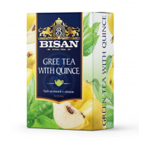 Чай Bisan Green Tea With Quince 80 г (4820186122565)