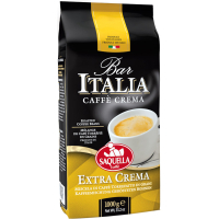 Кава SAQUELLA Bar Italia Extra Crema в зернах 1 кг (8002650001224)