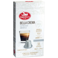 Кава SAQUELLA Espresso Bella Crema в капсулах 10 шт (8002650007745)