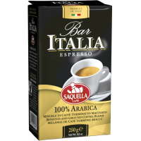 Кава SAQUELLA Espresso мелена 250 г (вакуум) (8002650001385)