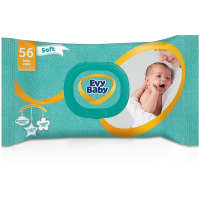 Дитячі вологі серветки Evy Baby Soft 50 шт (8690506521486)