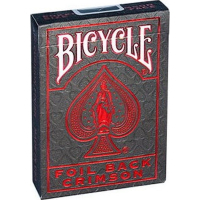 Гральні карти Bicycle Foil Back Crimson (red) (2440)