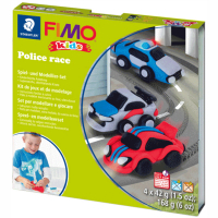 Набір для творчості Fimo Kids Поліцейські авто 4 кольори х 42 г (4007817066546)