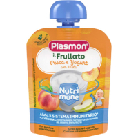 Дитяче пюре Plasmon Персик, яблуко, йогурт 85 г (1136144)