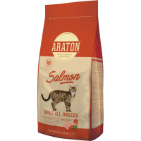 Сухий корм для кішок ARATON SALMON Adult All Breeds 15 кг (ART47464)
