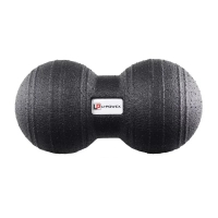Масажний м'яч U-Powex подвійний Epp foam peanut ball d 8 х 16 cm Black (UP_1004_Ball_D8*16cm)
