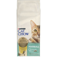Сухий корм для кішок Purina Cat Chow Hairball з куркою 15 кг (5997204514523)