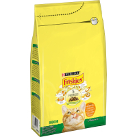 Сухий корм для кішок Purina Friskies Indoor з куркою та овочами 1.5 кг (7613031341887)