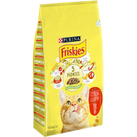 Сухий корм для кішок Purina Friskies з яловичиною, куркою і овочами 10 кг (5997204569004)