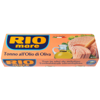 Рибні консерви Rio Mare Тунець в оливковій олії 3х80 г (8004030344938)