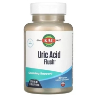 Вітамінно-мінеральний комплекс KAL Очищувач від сечової кислоти, Uric Acid Flush, 60 вегетаріанс (CAL-22107)
