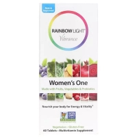 Вітамінно-мінеральний комплекс Rainbow Light Полівітаміни для жінок, Women's One Vibrance, 60 таблеток (RLT-21703)