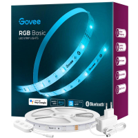 Світлодіодна стрічка Govee RGB Smart Wi-Fi + Bluetooth LED Strip Lights 15м Білий (H61543A1)