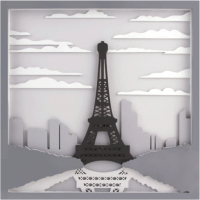 Набір для творчості Rosa Talent 3D-картина 6 шарів Париж 30х30 см (4823098528951)